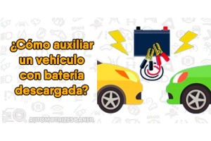 ¿Cómo auxiliar un vehículo con  batería descargada?